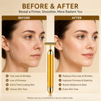 24K Gold Energy Beauty Bar™ – Electric Facial Massage Roller for Face, Neck & Head