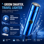 BELORA Mini Electric Shaver – Pocket Size Waterproof Shaver for Men & Women