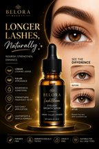 BELORA LashBloom Eyelash Growth Serum – Longer, Fuller & Stronger Looking Lashes