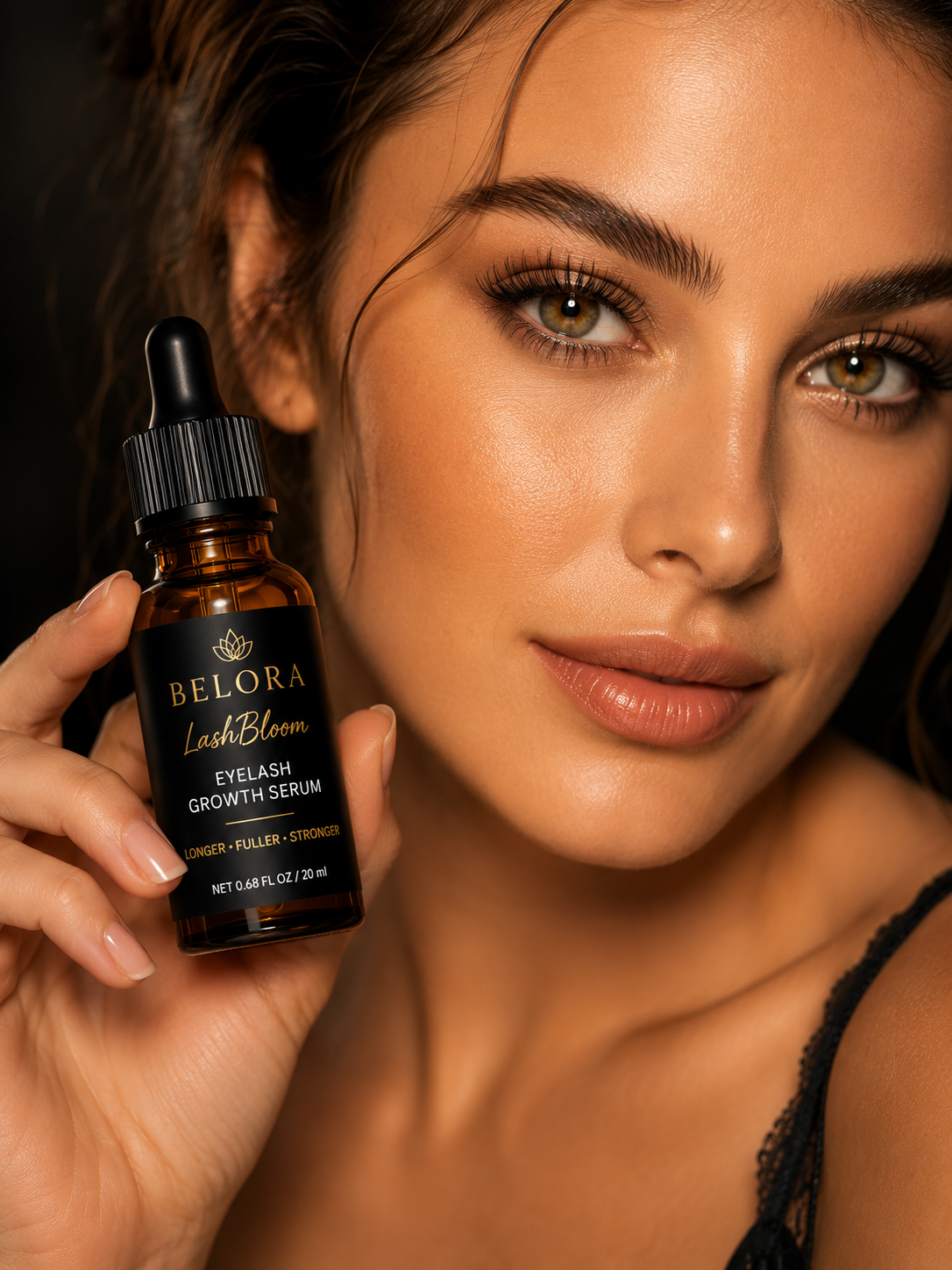 BELORA LashBloom Eyelash Growth Serum – Longer, Fuller & Stronger Looking Lashes
