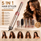 stylePro™ 5‑in‑1 Multi‑Functional Hair Styling Tool – Detachable Hot Air Brush & Dryer