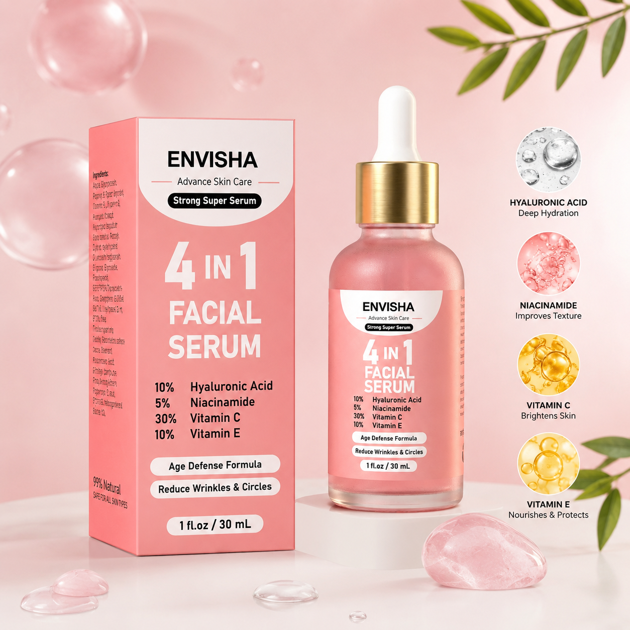 ENVISHA™ 4‑in‑1 Super Serum (Pack of 2)