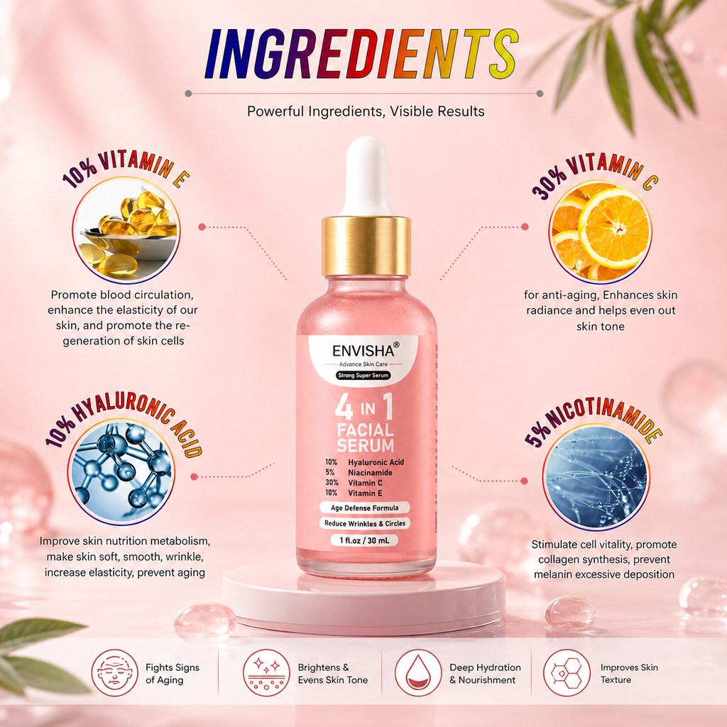 ENVISHA™ 4‑in‑1 Super Serum (Pack of 2)