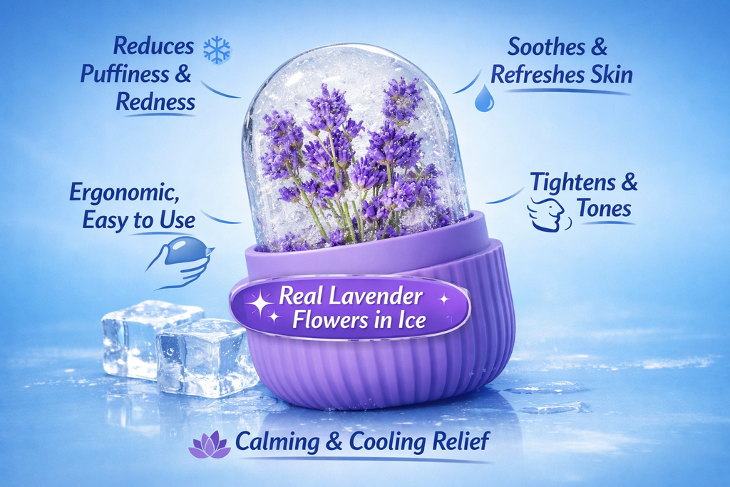 Ice Roller – Instant Cooling Relief for Face, Neck & Body